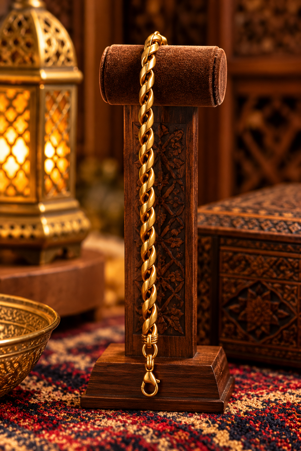 Bracelet Tressé Doré